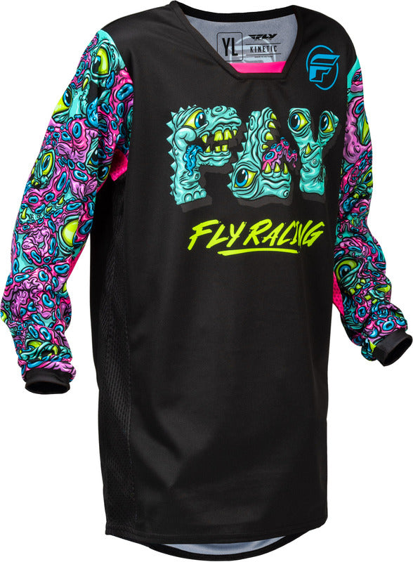 FLY JERSEY KNETIC´26 MUTAN YTH, BLK, YM