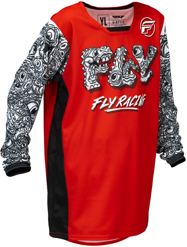 FLY JERSEY KNETIC´26 MUTAN YTH, RED, YM