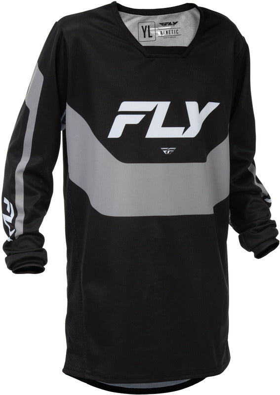 FLY JERSEY KINETIC´26 YTH, BLK, YM