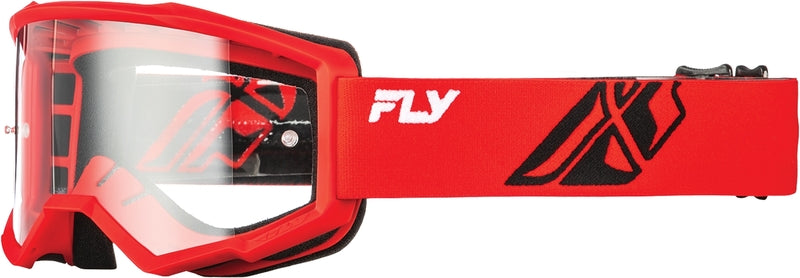 FLY GOGGLE FOCUS´26, RED/BLK
