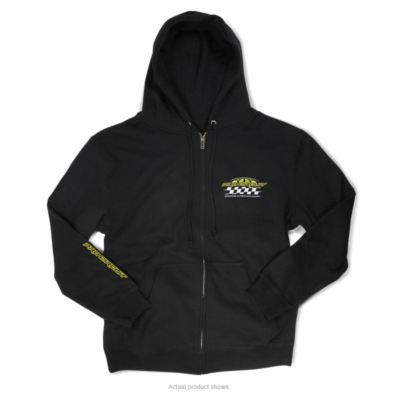 PROCI RACER ZIP HOODY, BLK, M