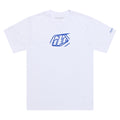 TLD T-SHIRT BADGE, WHT, XL