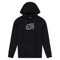 TLD HOODIE BADGE, BLK, L
