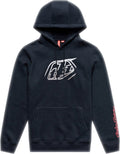 TLD HOODIE BADGE, GRY, XL
