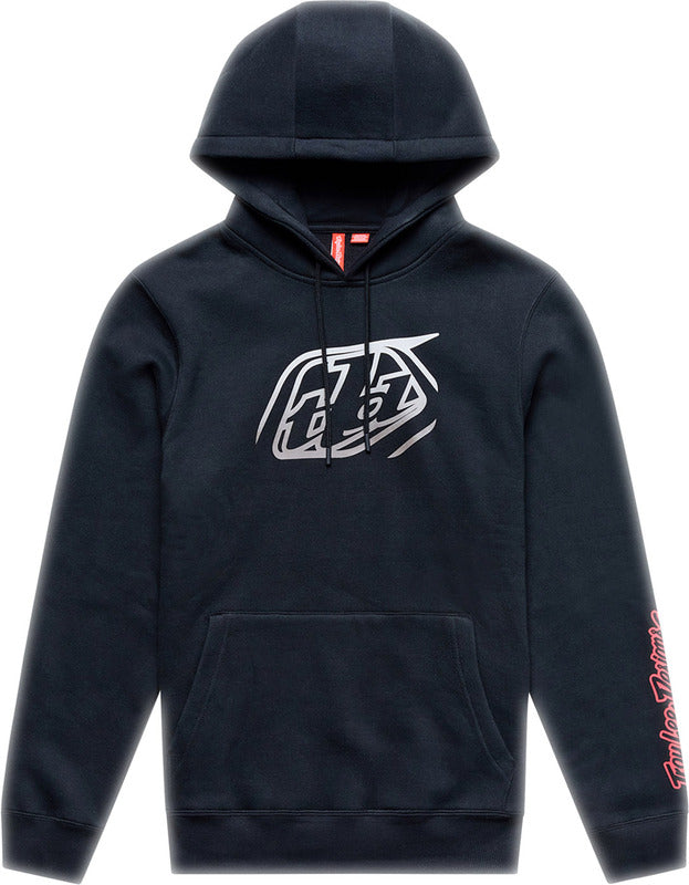 TLD HOODIE BADGE, GRY, XL