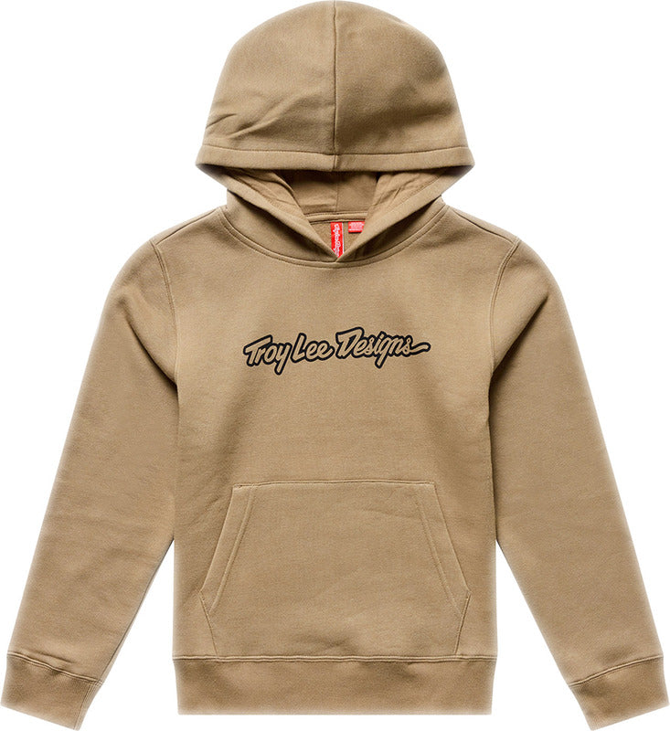 TLD HOODIE SIGNATURE YTH, BRN, YM