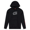 TLD HOODIE BADGE YTH, BLK, YXL