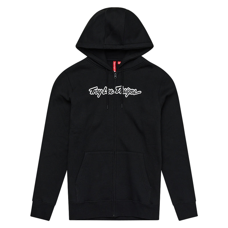 TLD HOODIE ZIP UP SIGNATURE, BLK, L