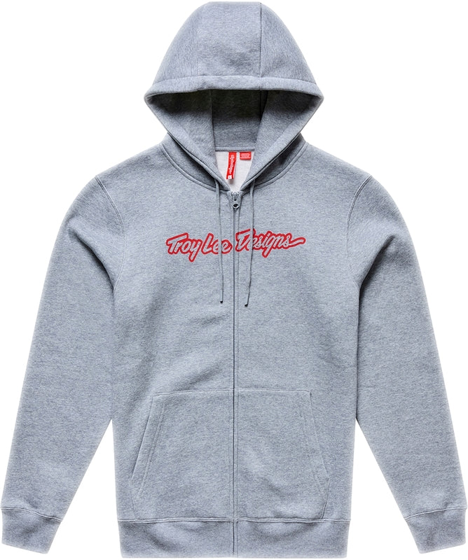 TLD HOODIE ZIP UP SIGNATURE, DGY, XL