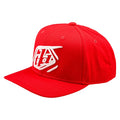 TLD CURVED SNAPBACK BADGE, RED, OSA