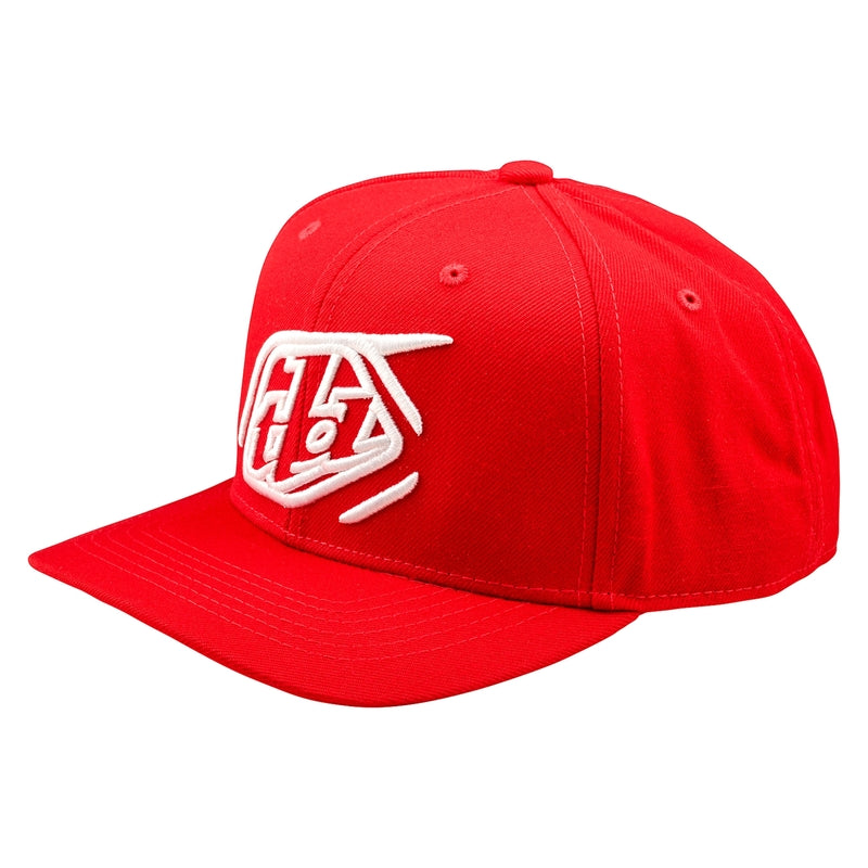 TLD CURVED SNAPBACK BADGE, RED, OSA