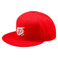 TLD FLATBILL SNAPBACK BADGE, RED, OSA