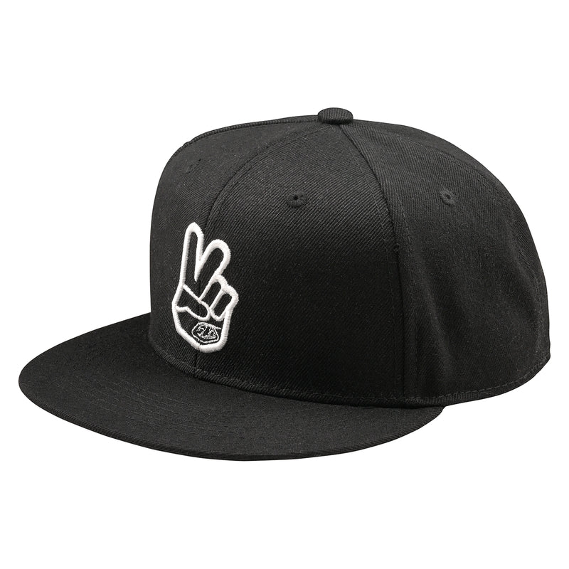 TLD FLATBILL SNAPBACK PEACE, BLK, OSA