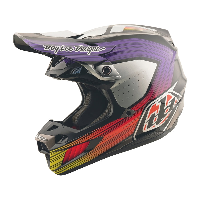 TLD HELMT SE5 CARBON STRIPES, BLK, S