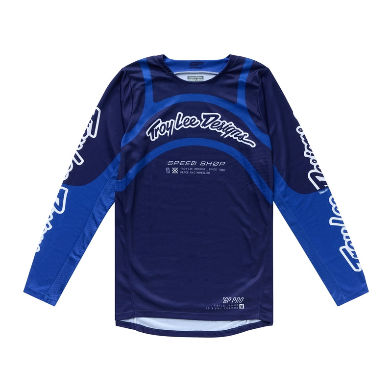 TLD JERSEY GP PRO SWERVE, NVY, XL