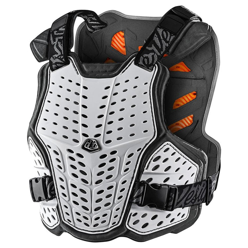 TLD CHEST PROT ROCKFIGHT CE, WHT, XS/S