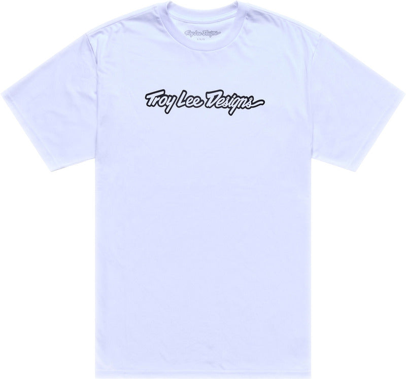 TLD T-SHIRT SIGNATURE, WHT, XL