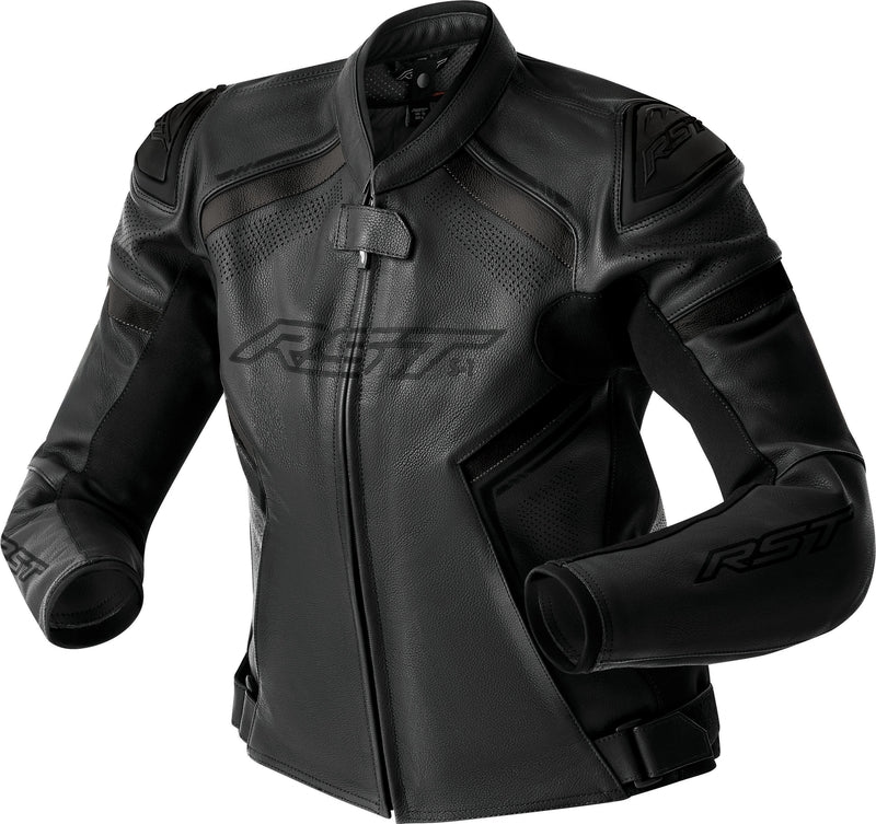 RST JKT LTH S1 D3O LADY, BLK, 14