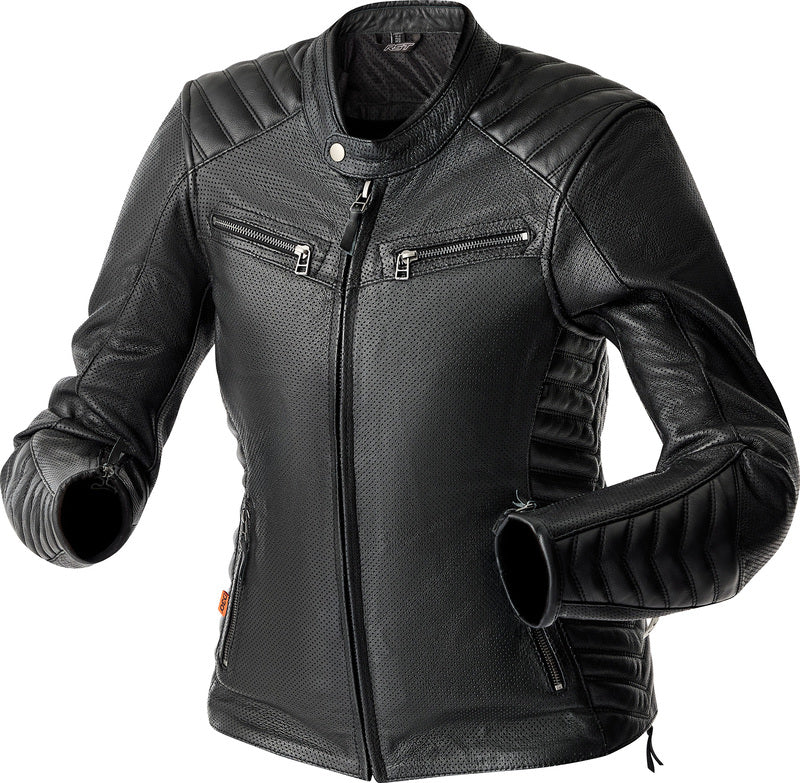 RST JKT ROADSTER AIR D3O LADY, BLK, 14