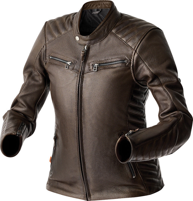 RST JKT ROADSTER AIR D3O LADY, BRN, 18