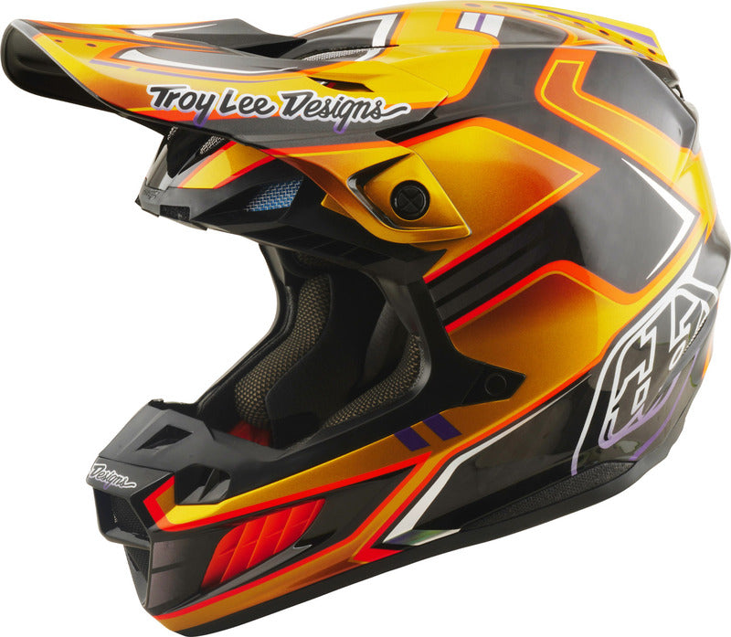 TLD HELMT SE5 CARBON CREST, GLD, S