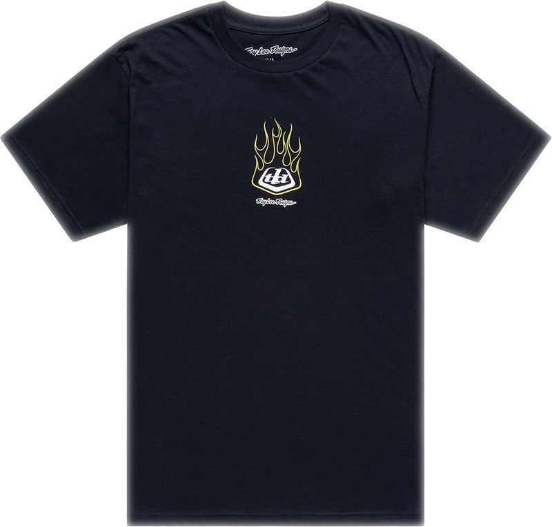 TLD T-SHIRT FLAME2, BLK, L