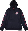 TLD HOODIE PINK SLIPS, BLK, M
