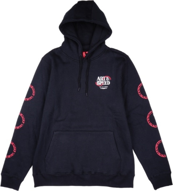 TLD HOODIE PINK SLIPS, BLK, 2XL