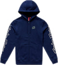 TLD HOODIE ZIP UP BADGE, NVY, S