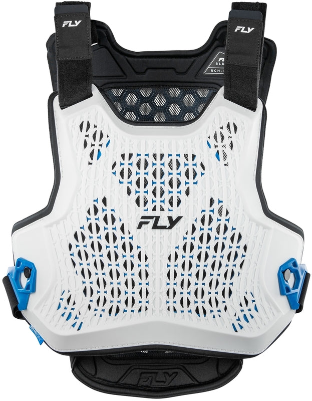 FLY CHEST PROT BLUEPRINT RCH-1, WHT, S/M