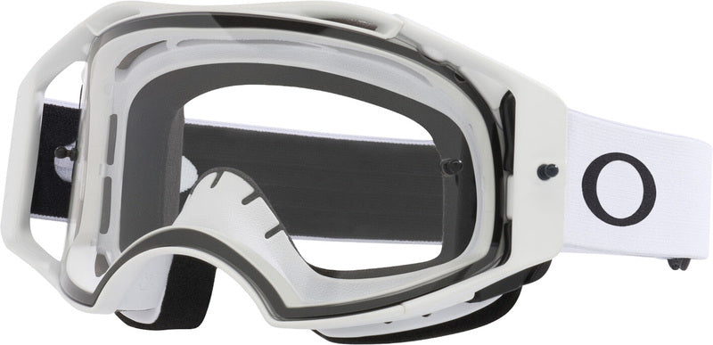 OAKLY GOGGL AIRBR LITE MATTE, WHT/CLR
