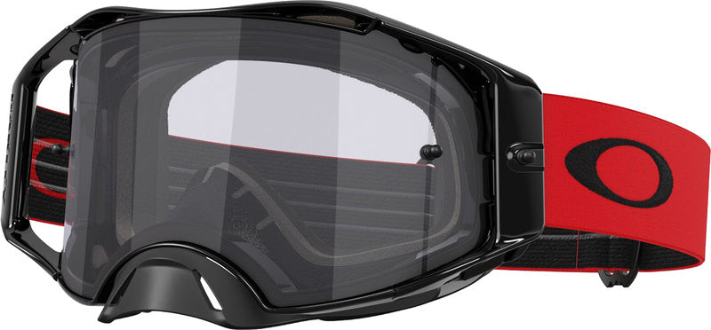 OAKLY GOGGL AIRBR LITE MOTO, RED/LSM