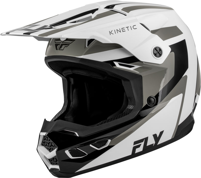 FLY HELMT KINETIC SYNC, WHT, M