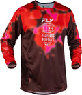 FLY JERSEY KINETIC BLUR '27, RED, S