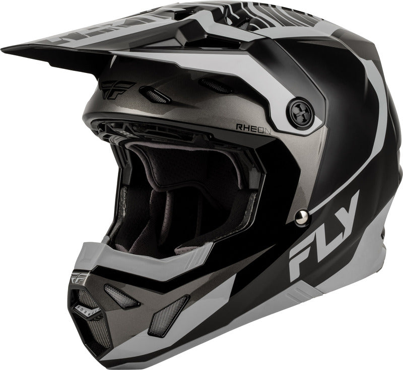 FLY HELMT YTH FORMULA CP CHRGE, GRY, YL