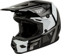 FLY HELMT YTH KINETIC SCRAP, BLK, YS
