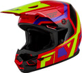 FLY HELMT YTH KINETIC SCRAP, RED, YL