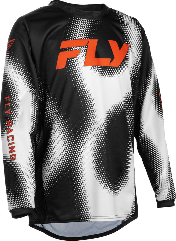 FLY JERSEY YTH KINETIC TORCH, BLK, YL