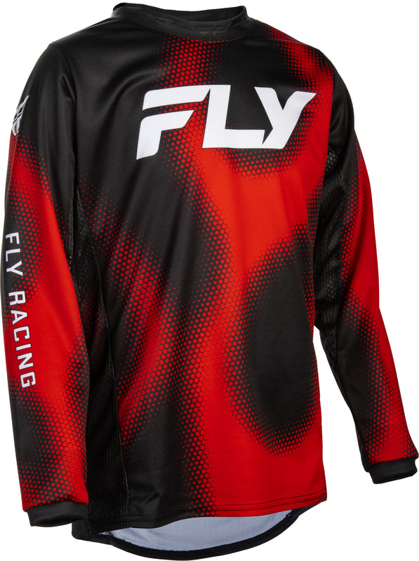 FLY JERSEY YTH KINETIC TORCH, RED, YS