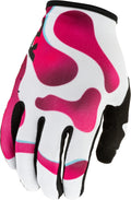 FLY GLOVE YTH LITE VIBE, WHT, YS
