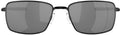 OAKLY SUNGL SQUARE WIRE, BLK/BLK