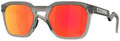 OAKLY SUNGL HSTN SQ, GRY/RED