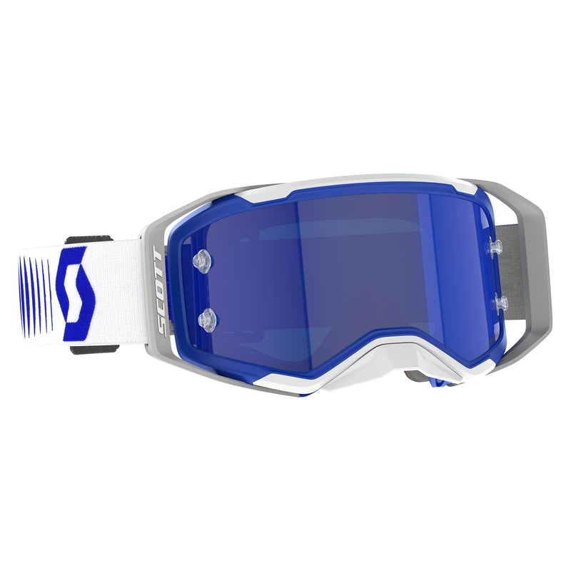 SCOTT GOGGL PRSPCT 2.0 AMP CHR, WHT/BLU