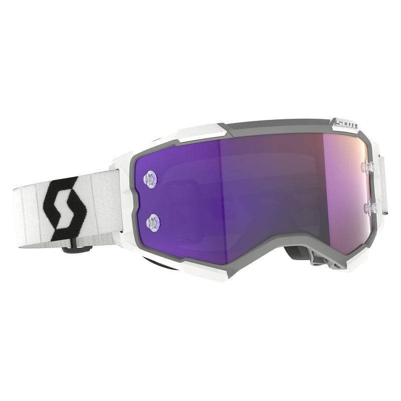 SCOTT GOGGL FURY CHROME, WHT/BLK