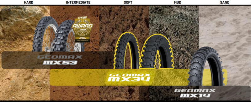 DUNLO TIRE GEOMAX MX34 120/90-19