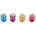 VBIKE ALLOY VALVE CAPS RED