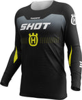 Camisola AEROLITE HUSQVARNA Preta / Cinza SHOT