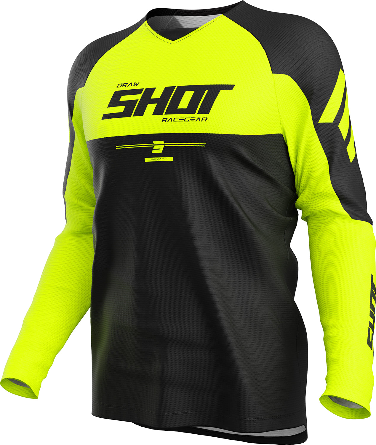Camisola DRAW PRIVATE Amarela Neon SHOT