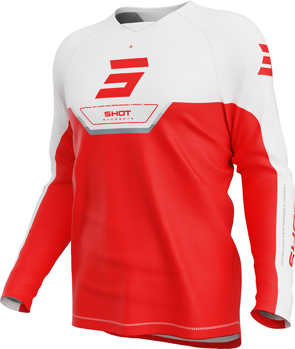Camisola Criança DRAW DAYTONA Vermelha SHOT