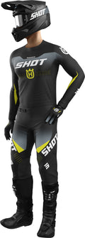 Equipamento AEROLITE HUSQVARNA Preto / Cinza SHOT